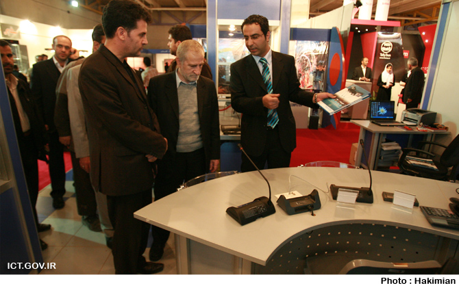 افتتاح نمایشگاه تلکوم 2008