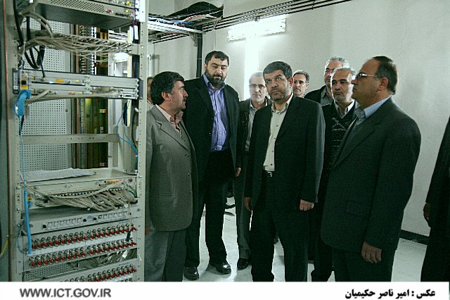 بازدید از مخابرات شهرستان مراغه