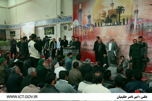 سخنرانی مهندس تقی پور در مسجد جامع رامهرمز
