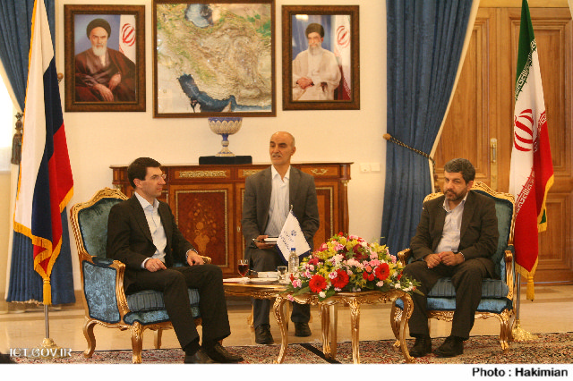ملاقات جناب آقای دکتر تقی پور با ایگورشگلوف وزیر ارتباطات روسیه