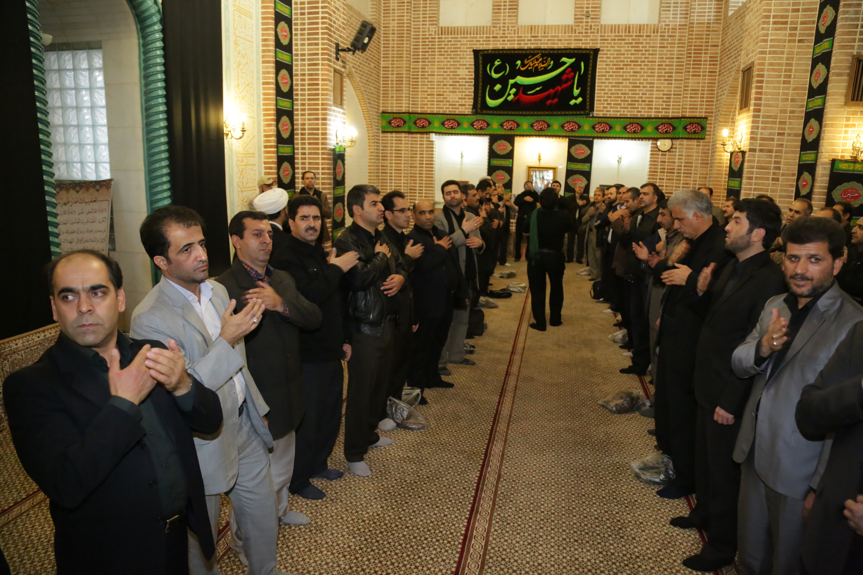 مراسم عزاداری و سینه زنی در وزارت ارتباطات