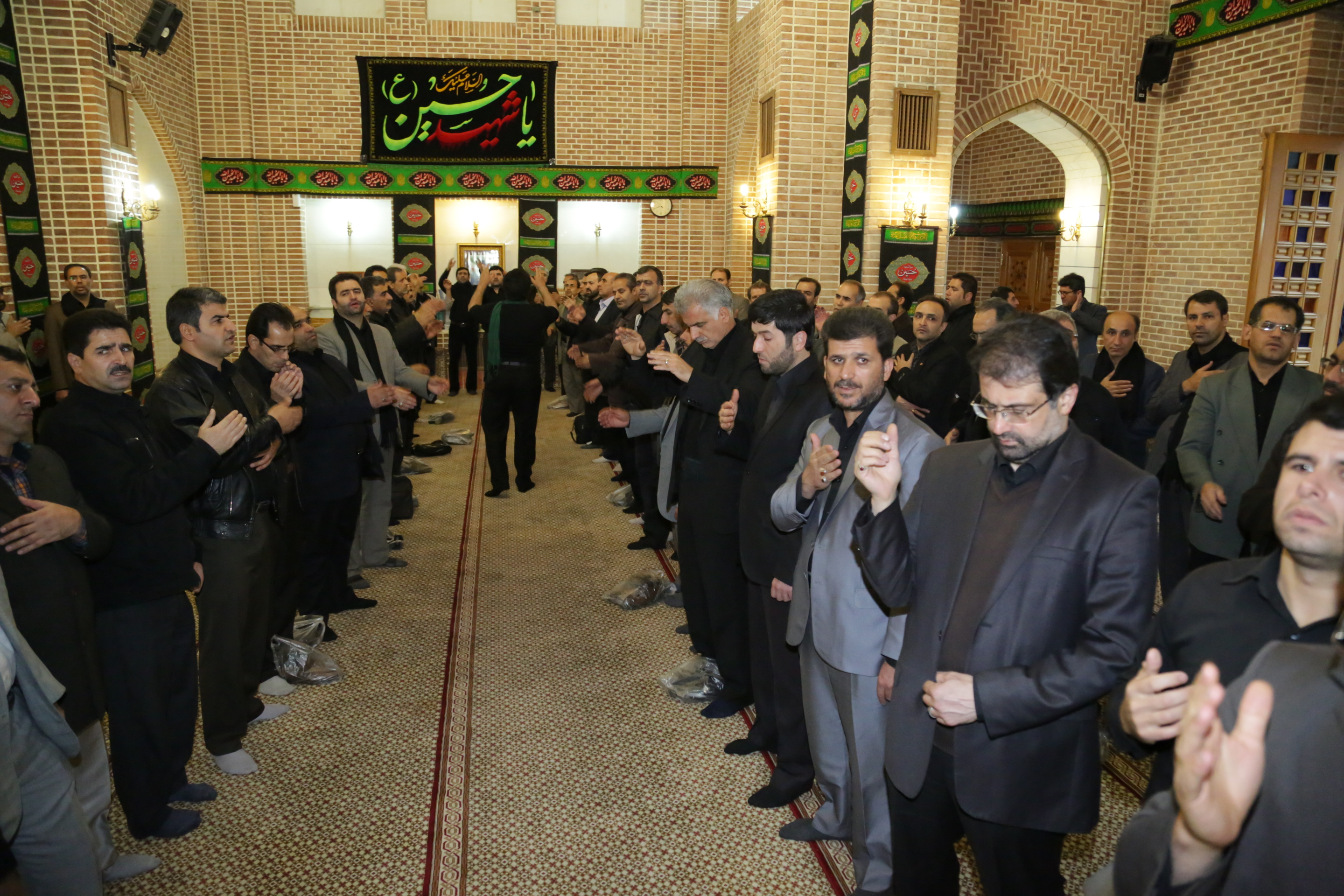 مراسم عزاداری و سینه زنی در وزارت ارتباطات