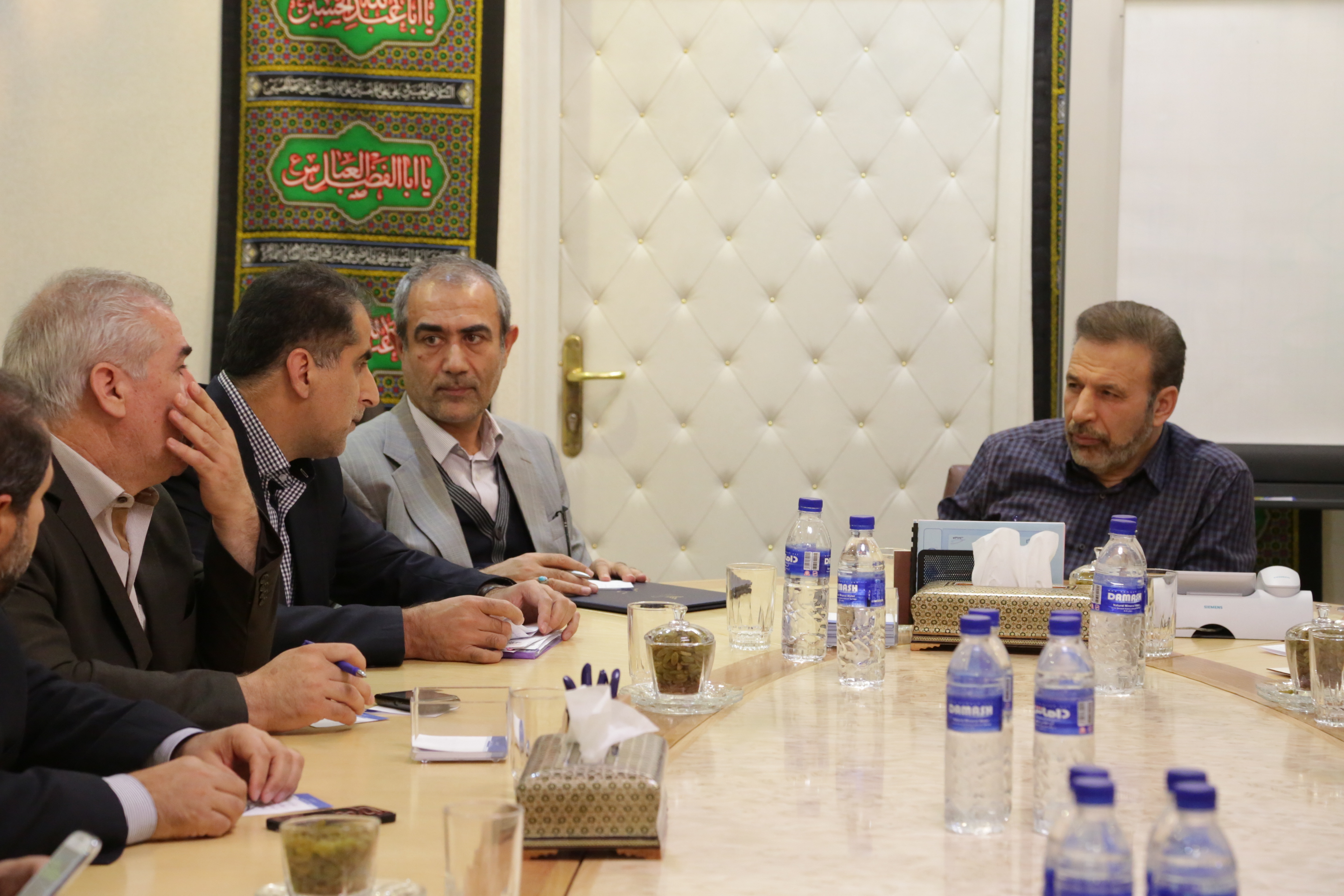دیدار با استاندار و نمایندگان مجلس استان اردبیل