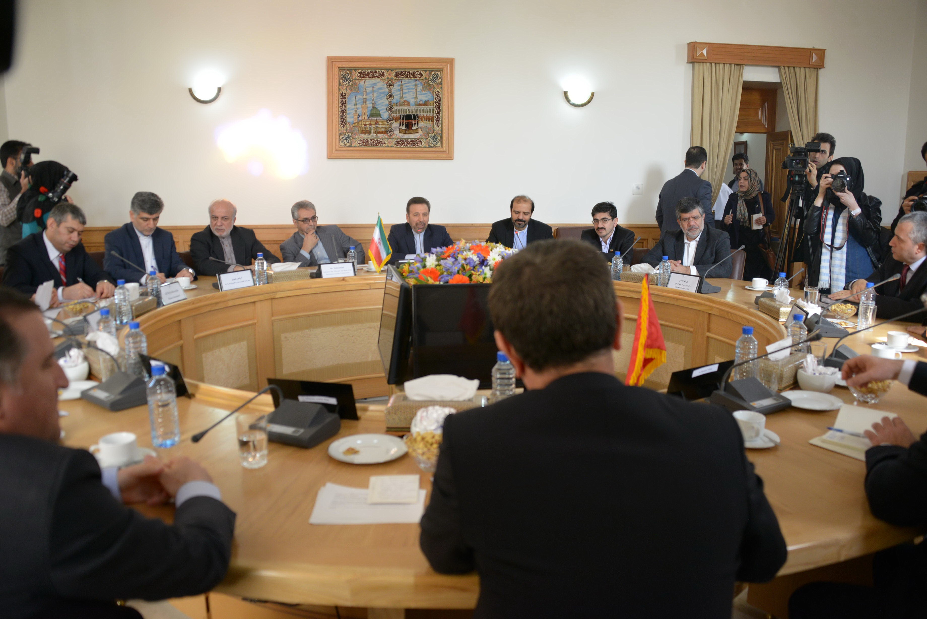 دیدار دکتر واعظی با نورالدین جانیکلی وزیر گمرک و تجارت ترکیه