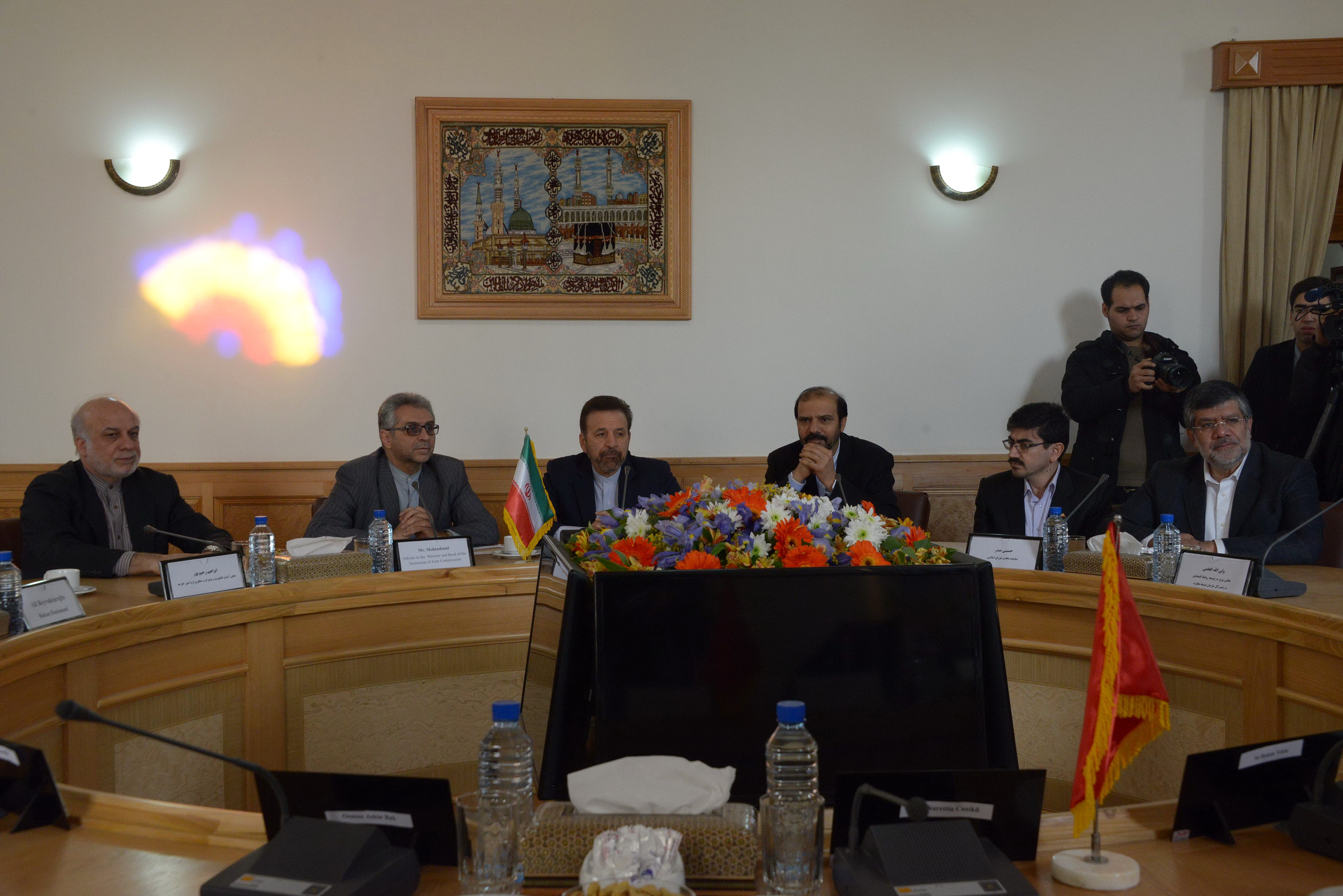 دیدار دکتر واعظی با نورالدین جانیکلی وزیر گمرک و تجارت ترکیه