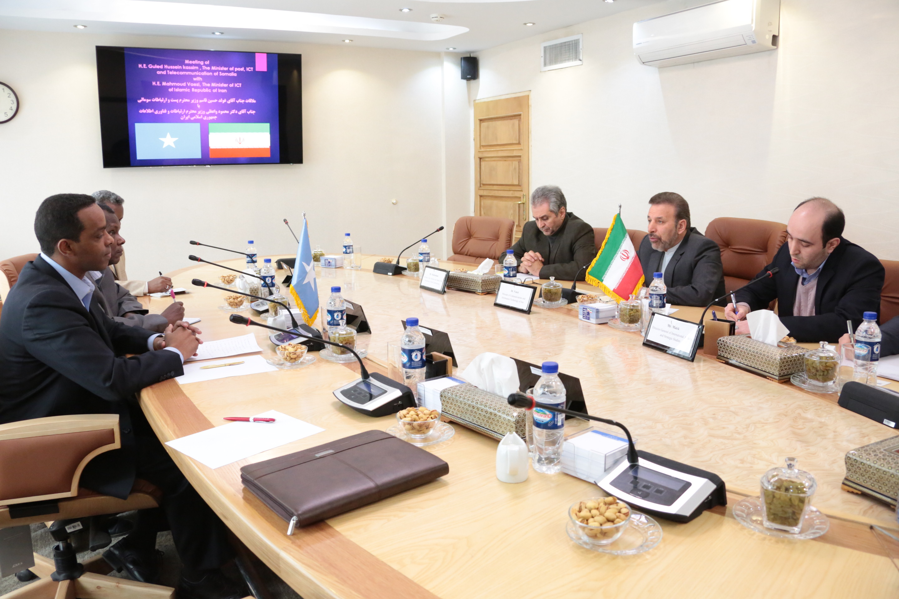 دیدار وزیر ارتباطات ایران با وزیر پست و ارتباطات سومالی