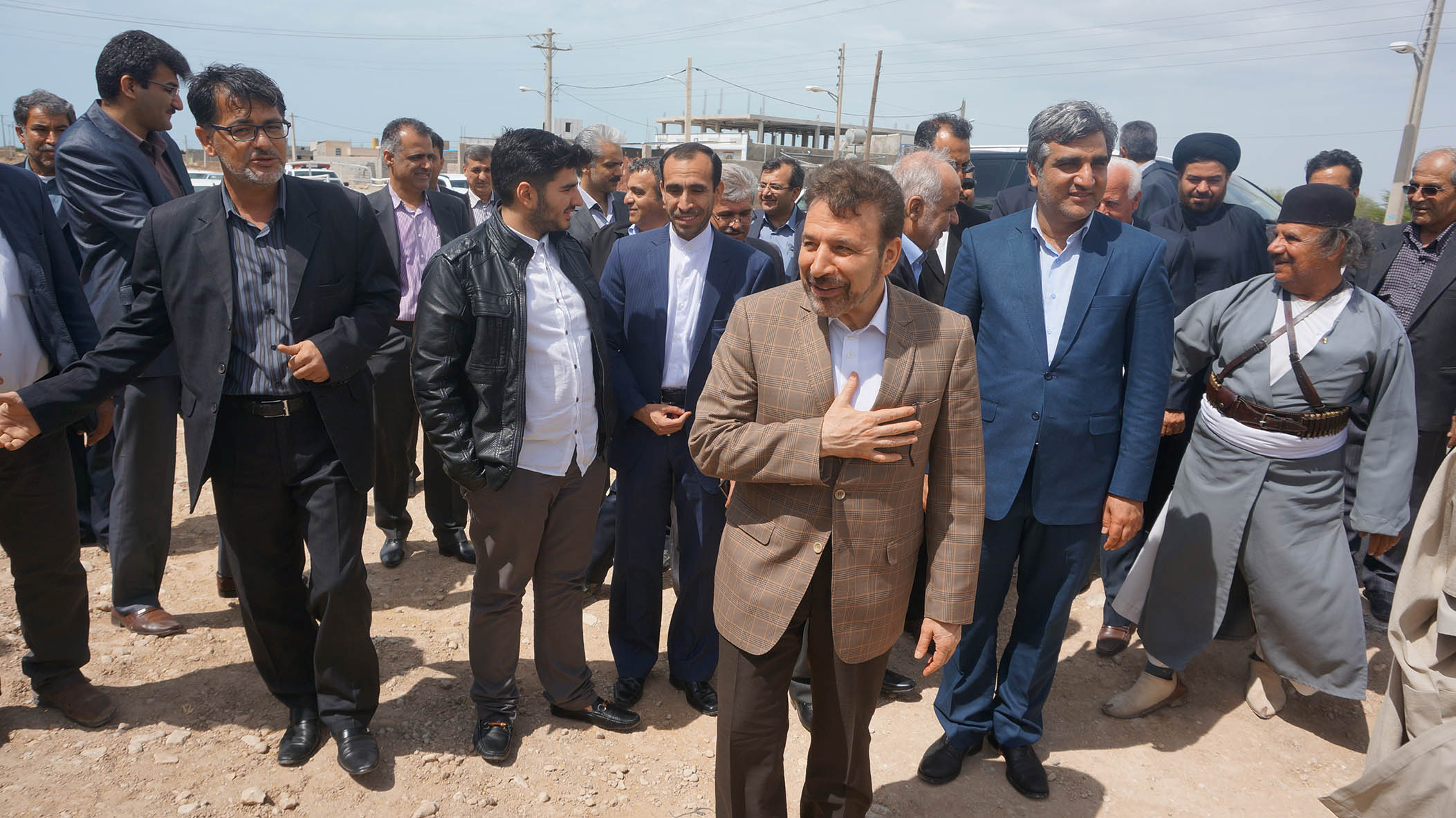 حضور وزیر ارتباطات در روز اول فروردین در بوشهر