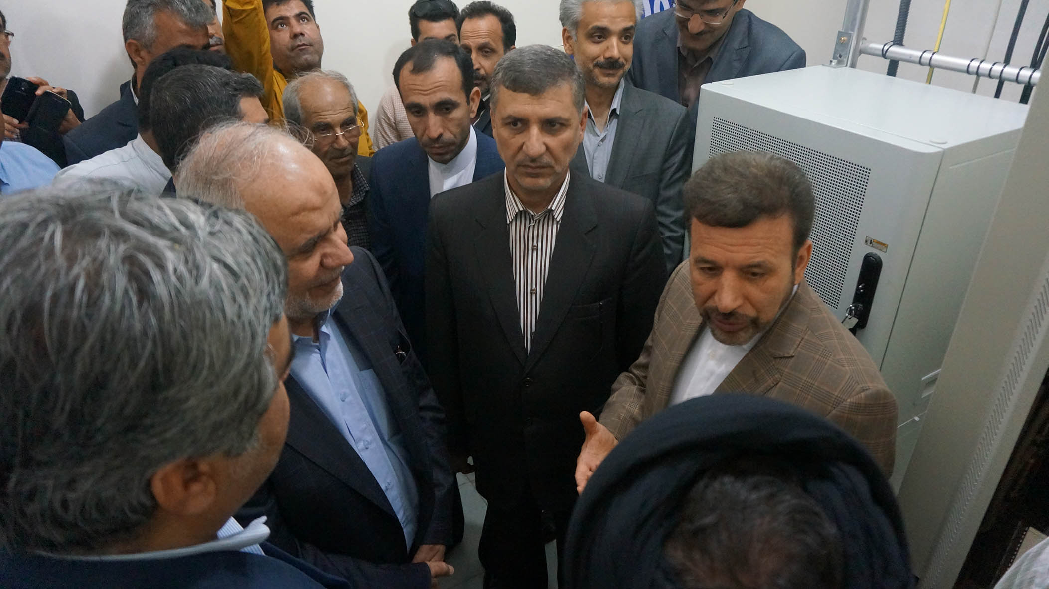 حضور وزیر ارتباطات در روز اول فروردین در بوشهر