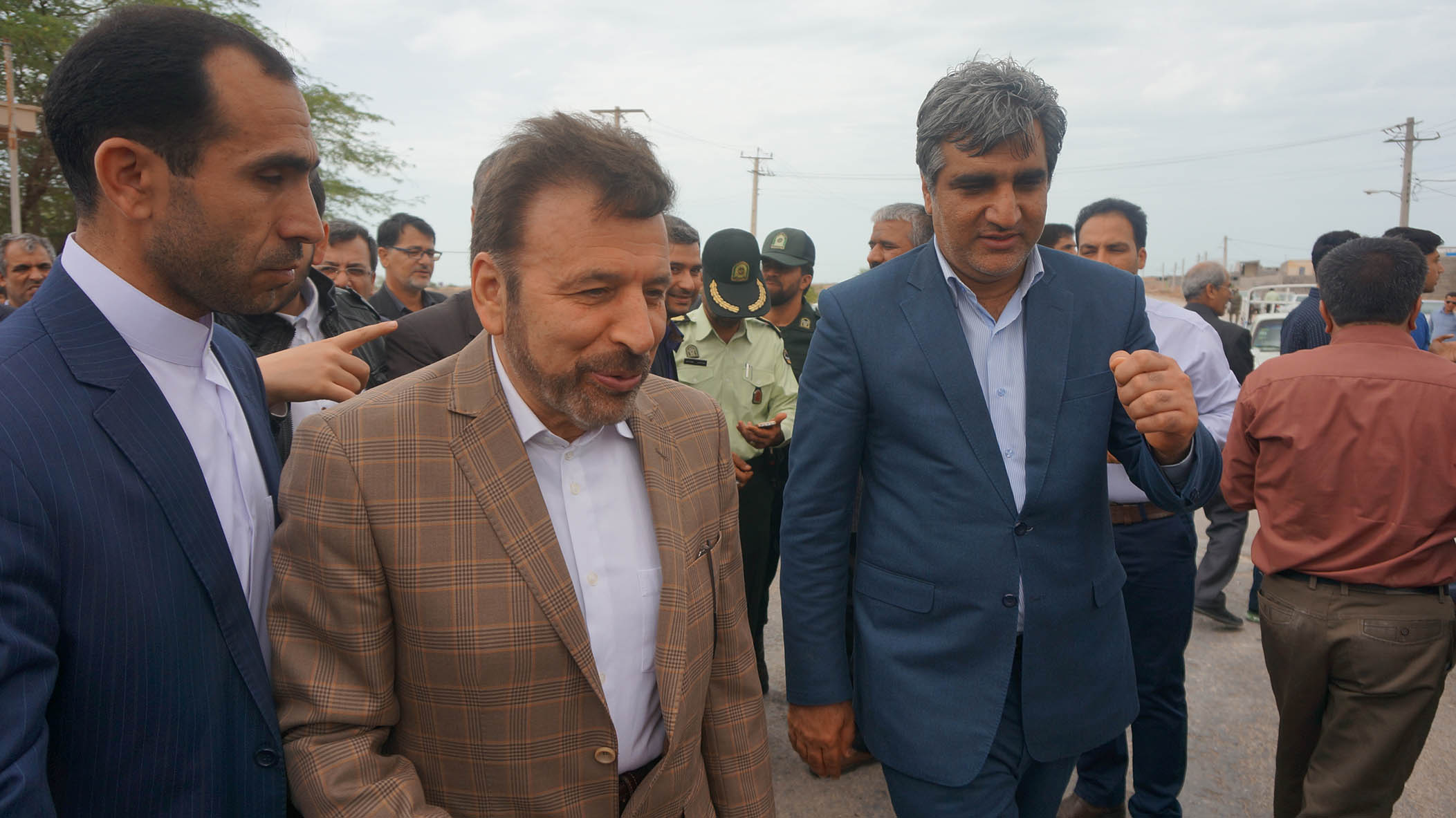 حضور وزیر ارتباطات در روز اول فروردین در بوشهر
