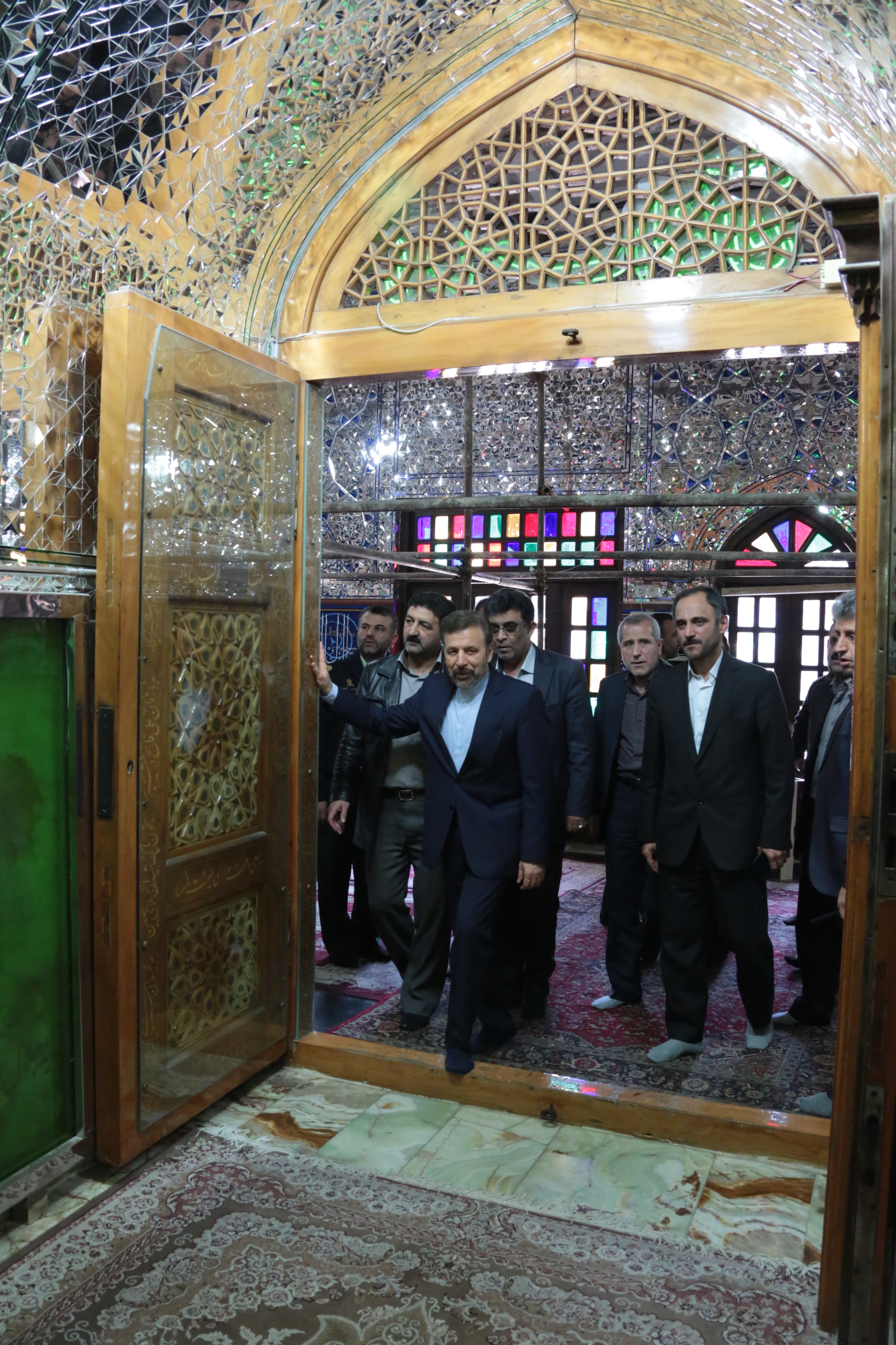 وزیر ارتباطات و فناوری اطلاعات به همراه کاروان تدبیر و امید در استان گیلان