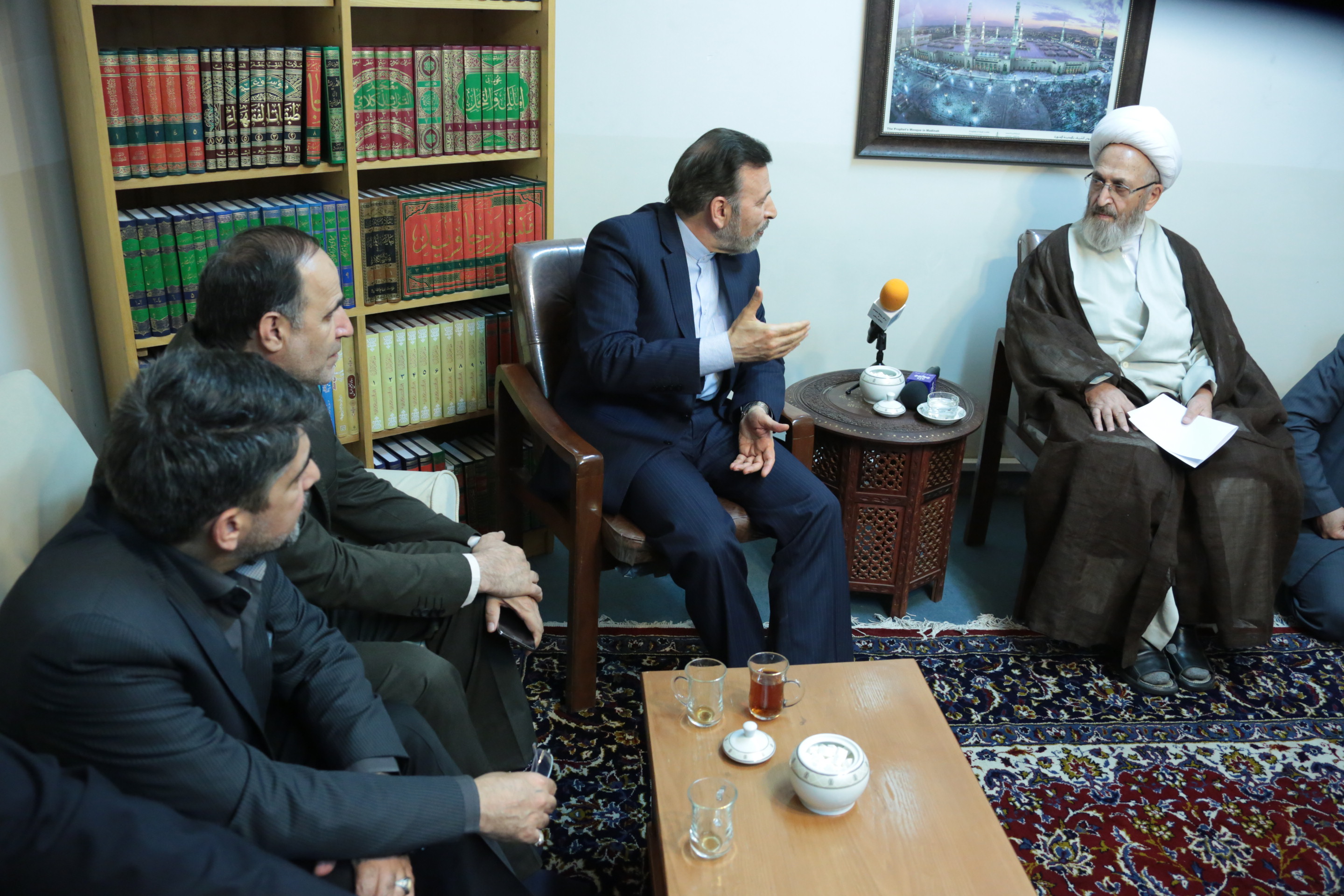 وزیر ارتباطات وفناوری اطلاعات در افتتاح شبکه  پهن بانداستان  قم