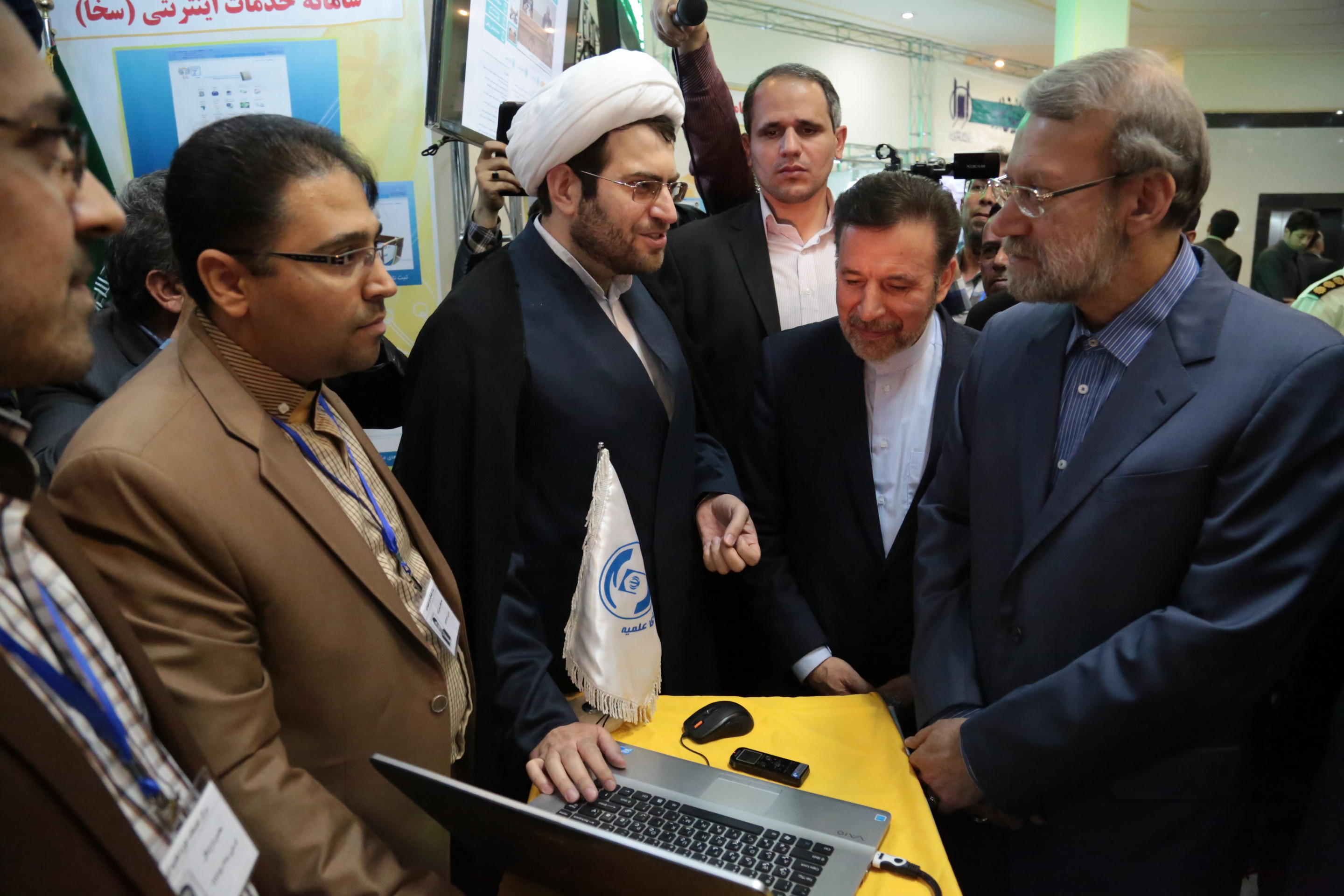 وزیر ارتباطات وفناوری اطلاعات در افتتاح شبکه  پهن بانداستان  قم
