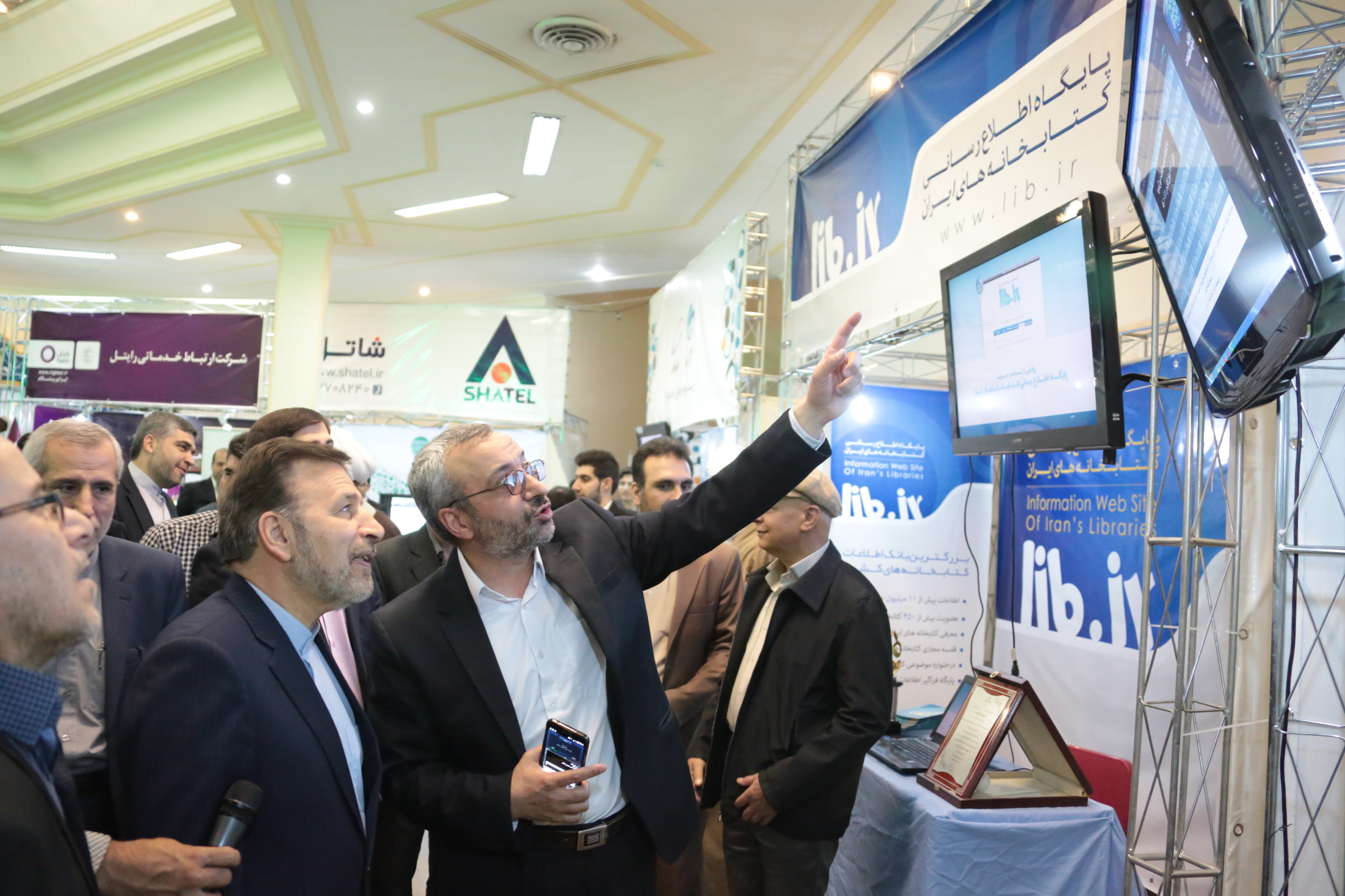 وزیر ارتباطات وفناوری اطلاعات در افتتاح شبکه  پهن بانداستان  قم