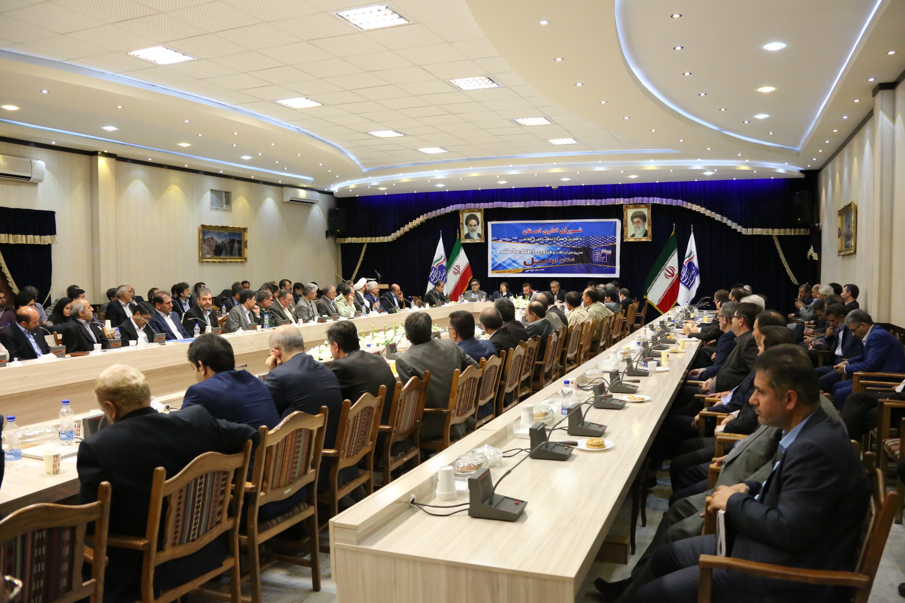 وزیر ارتباطات و فناوری اطلاعات در افتتاح پروژه های ارتباطی استان اردبیل