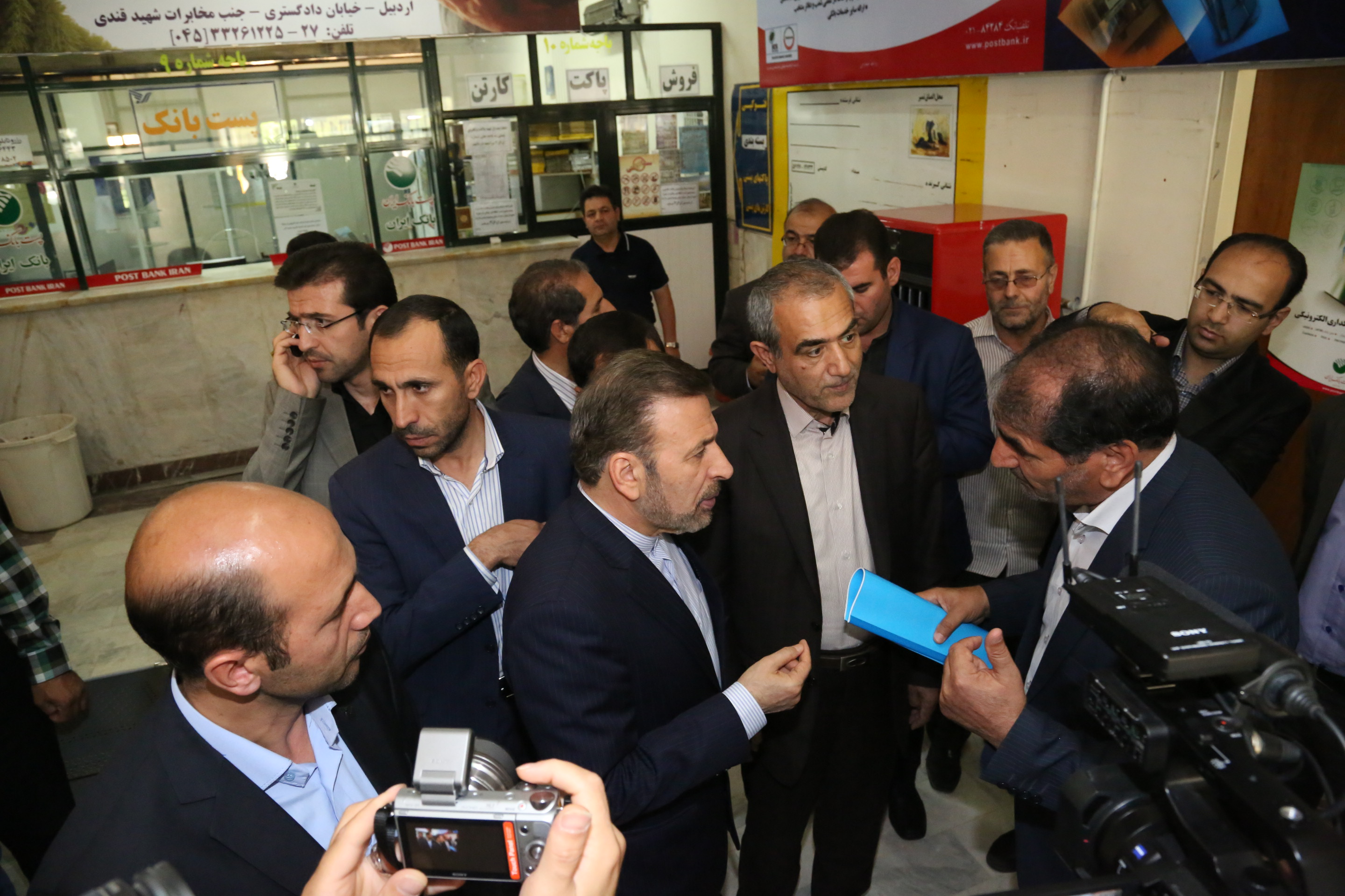 وزیر ارتباطات و فناوری اطلاعات در افتتاح پروژه های ارتباطی استان اردبیل