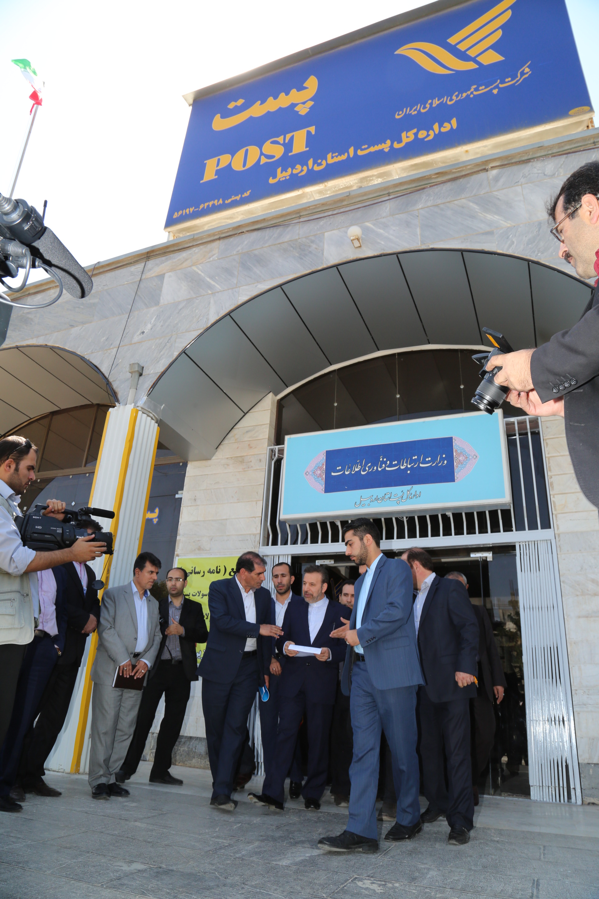 وزیر ارتباطات و فناوری اطلاعات در افتتاح پروژه های ارتباطی استان اردبیل