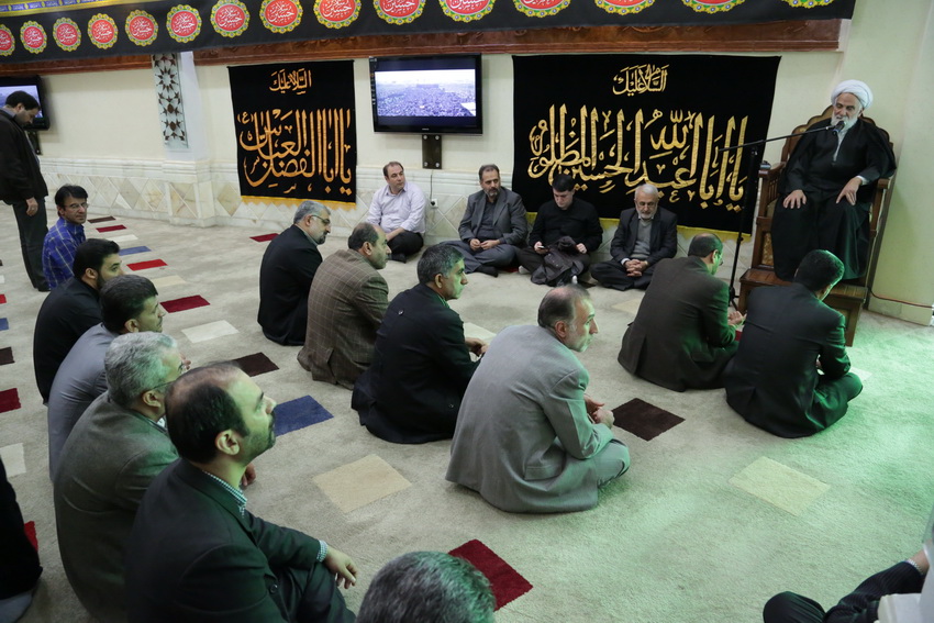 مراسم عزاداری اربعین حسینی در مسجدوزارت ارتباطات
