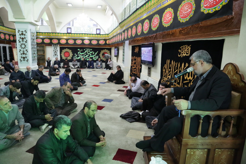 مراسم عزاداری اربعین حسینی در مسجدوزارت ارتباطات