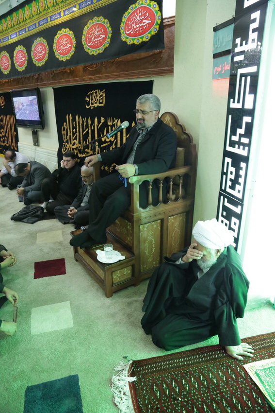 مراسم عزاداری اربعین حسینی در مسجدوزارت ارتباطات