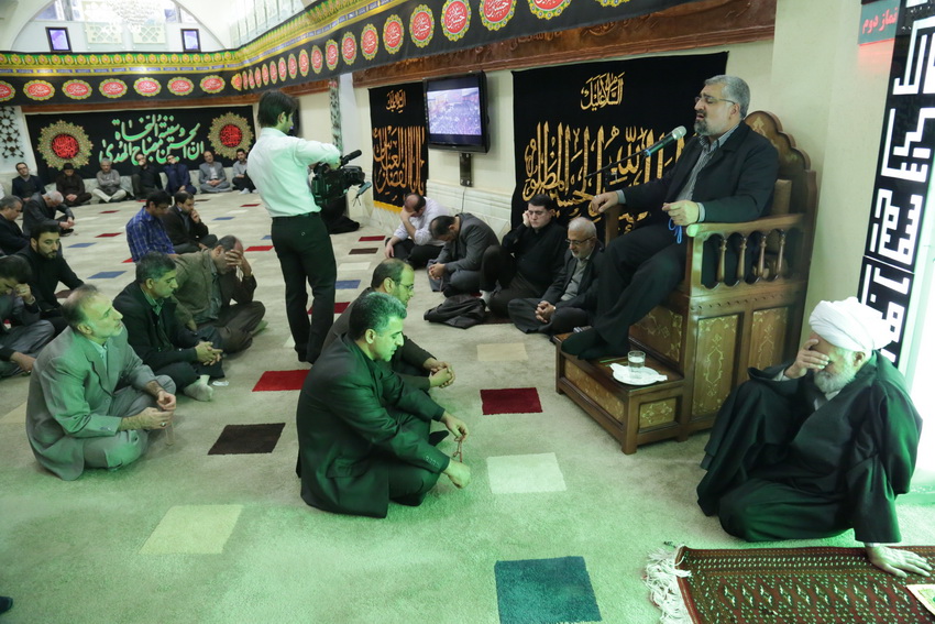 مراسم عزاداری اربعین حسینی در مسجدوزارت ارتباطات