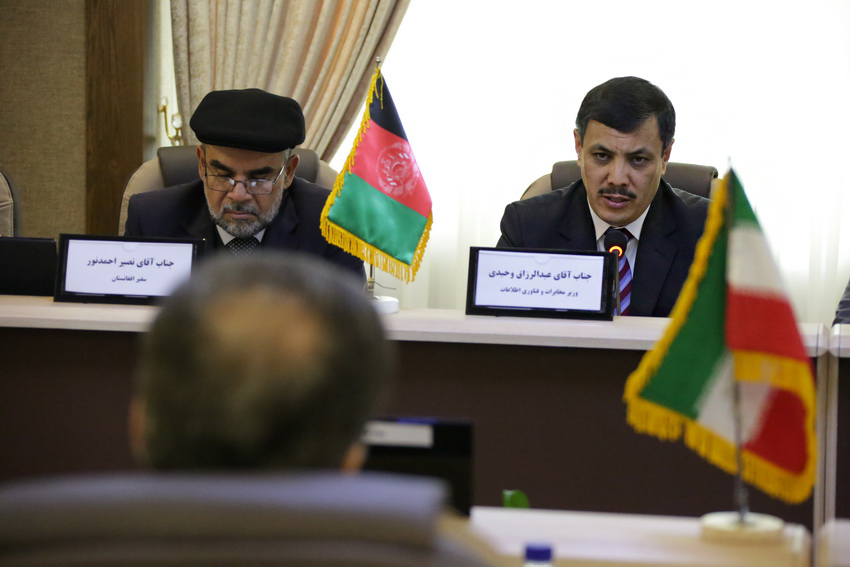 دیدار دکتر واعظی با وزیر مخابرات و فناوری اطلاعات افغانستان