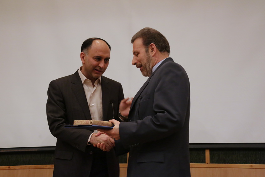 مراسم معارفه سرپرست جدید پژوهشگاه فضایی