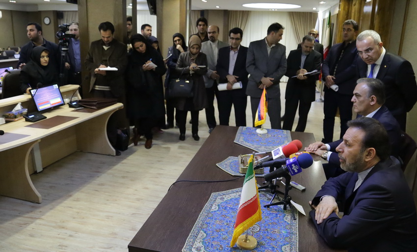 امضای دو سند همکاری بین ایران و ارمنستان با حضور وزیر ارتباطات