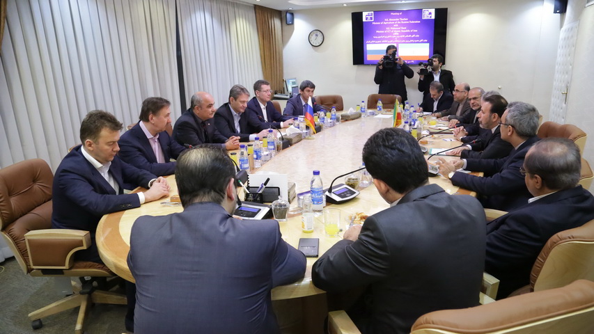 دیدار دکتر واعظی با وزیر کشاورزی فدراسیون روسیه