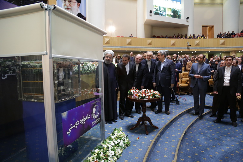 رونمایی از دستاوردهای فضایی با حضور دکتر روحانی