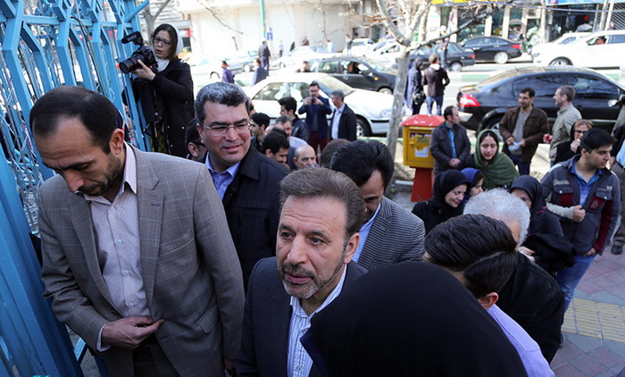 حضور دکتر واعظی در انتخابات و بازدید از وزارت کشور
