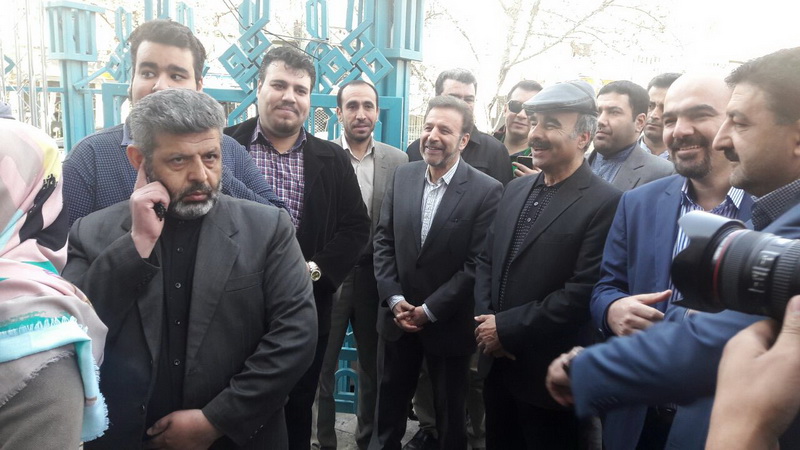 حضور دکتر واعظی در انتخابات و بازدید از وزارت کشور