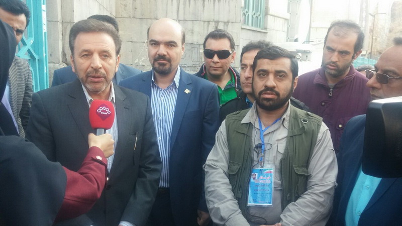 حضور دکتر واعظی در انتخابات و بازدید از وزارت کشور
