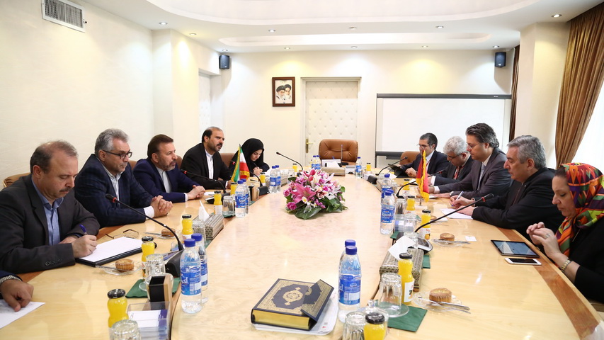 دیدار دکتر واعظی با رییس اتاق صنایع استانبول