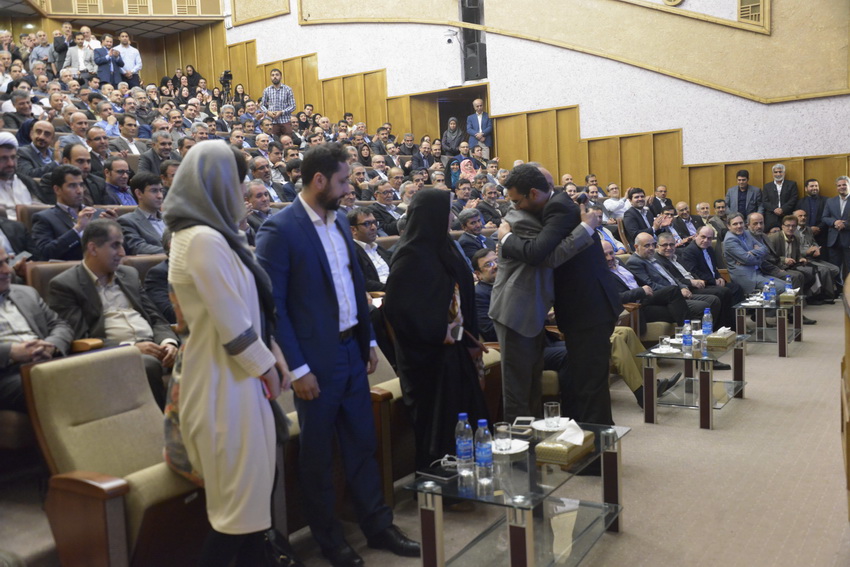 تودیع مهندس خسروی و معارفه مهندس اذری جهرمی