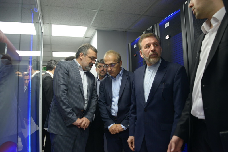 افتتاح دیتا سنتر ابری افرانت با حضور دکتر واعظی