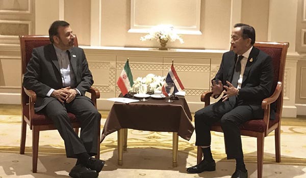 دیدار دکتر واعظی با معاون نخست وزیر تایلند