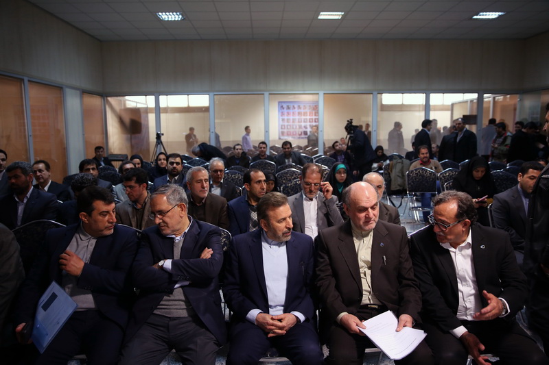 بازدید دکتر واعظی از سازمان فضایی ایران مرکز ماهدشت