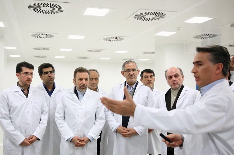 بازدید دکتر واعظی از سازمان فضایی ایران مرکز ماهدشت