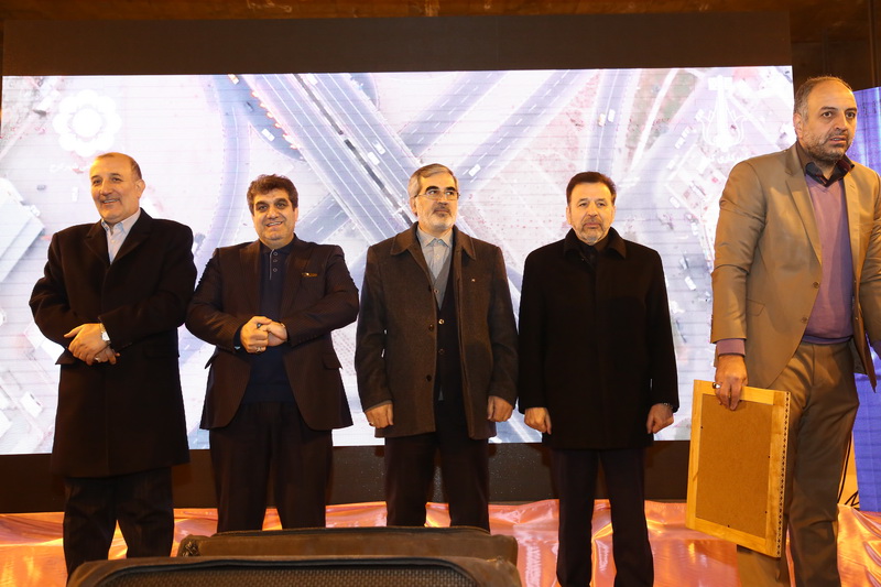 افتتاح تونل شهری محتشم کاشانی کرج با حضور دکتر واعظی