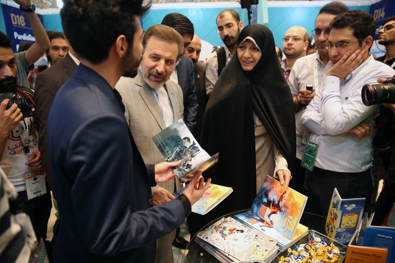 بازدید از نمایشگاه بین المللی بازی های رایانه ای16تیر96
