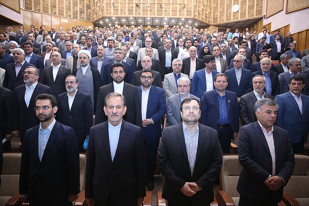 تودیع دکتر واعظی و معارفه مهندس آذری جهرمی 6 شهریور 96