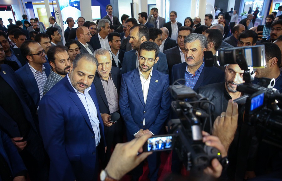 افتتاح نمایشگاه ایران تلکام 2017 و بازدید وزیر ارتباطات و فناوری اطلاعات