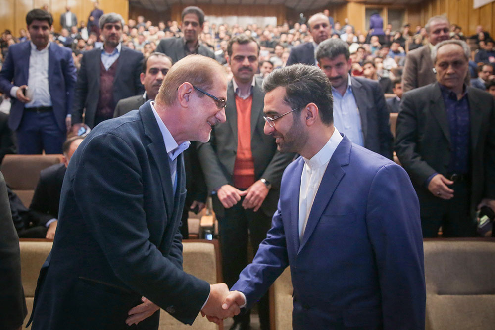 مراسم سالروز فناوری فضایی با حضور وزیر ارتباطات  5