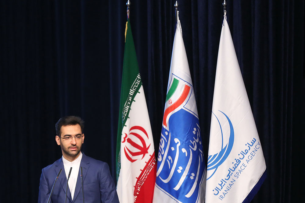 مراسم سالروز فناوری فضایی با حضور وزیر ارتباطات  15