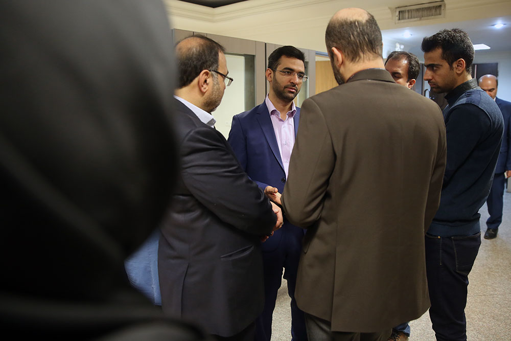 بازدید وزیر ارتباطات از خبرگزاری ایسنا  18