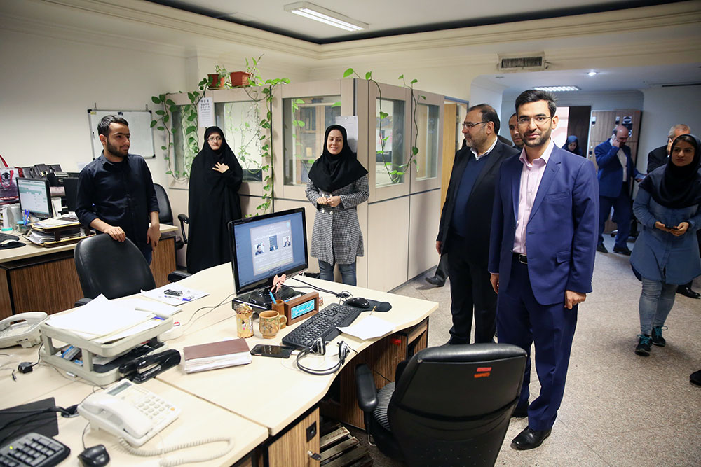 بازدید وزیر ارتباطات از خبرگزاری ایسنا  20