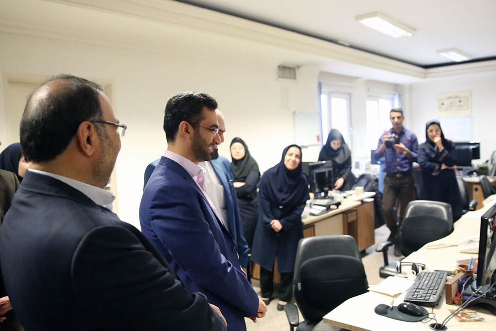 بازدید وزیر ارتباطات از خبرگزاری ایسنا  22
