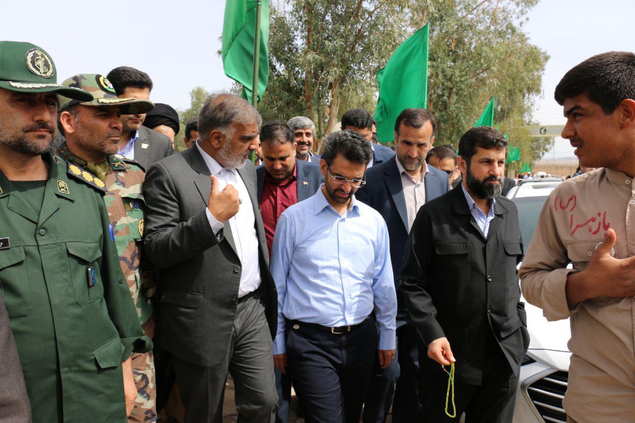 سفر وزیر ارتباطات و فناوری اطلاعات به استان خوزستان