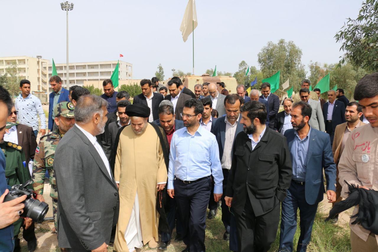 سفر وزیر ارتباطات و فناوری اطلاعات به استان خوزستان