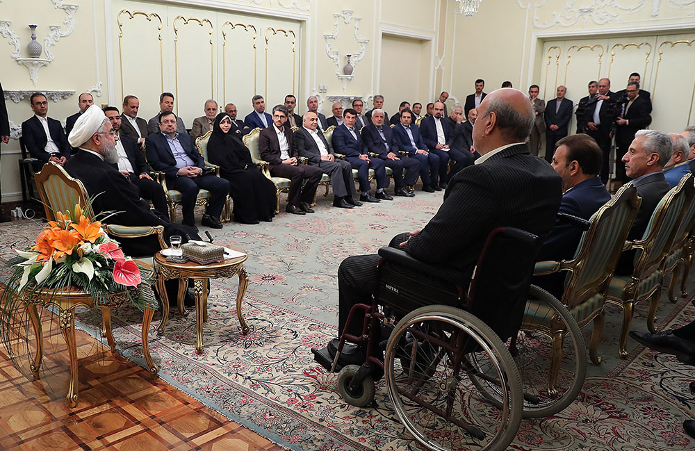 دکتر روحانی در دیدار عیدانه جمعی از وزرا،استانداران و مدیران دستگاههای اجرایی